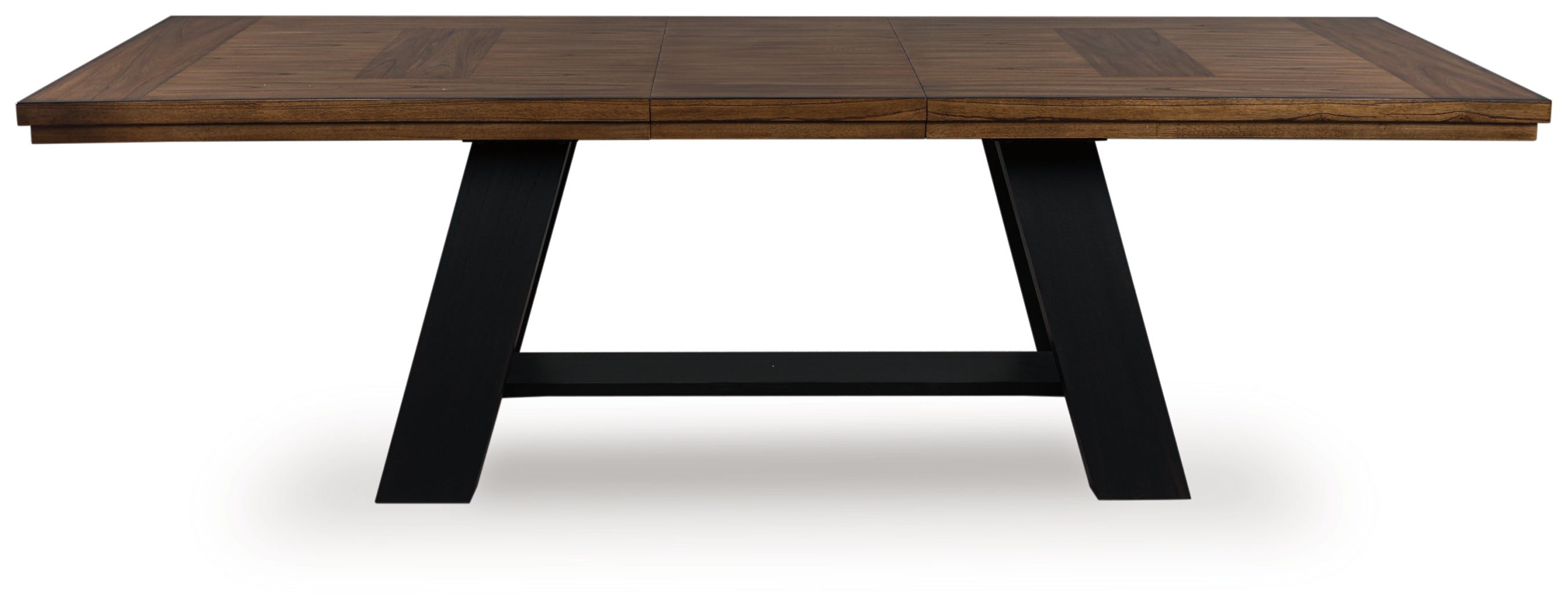 Greddinton Brown/Black Extension Dining Table and 4 Chairs