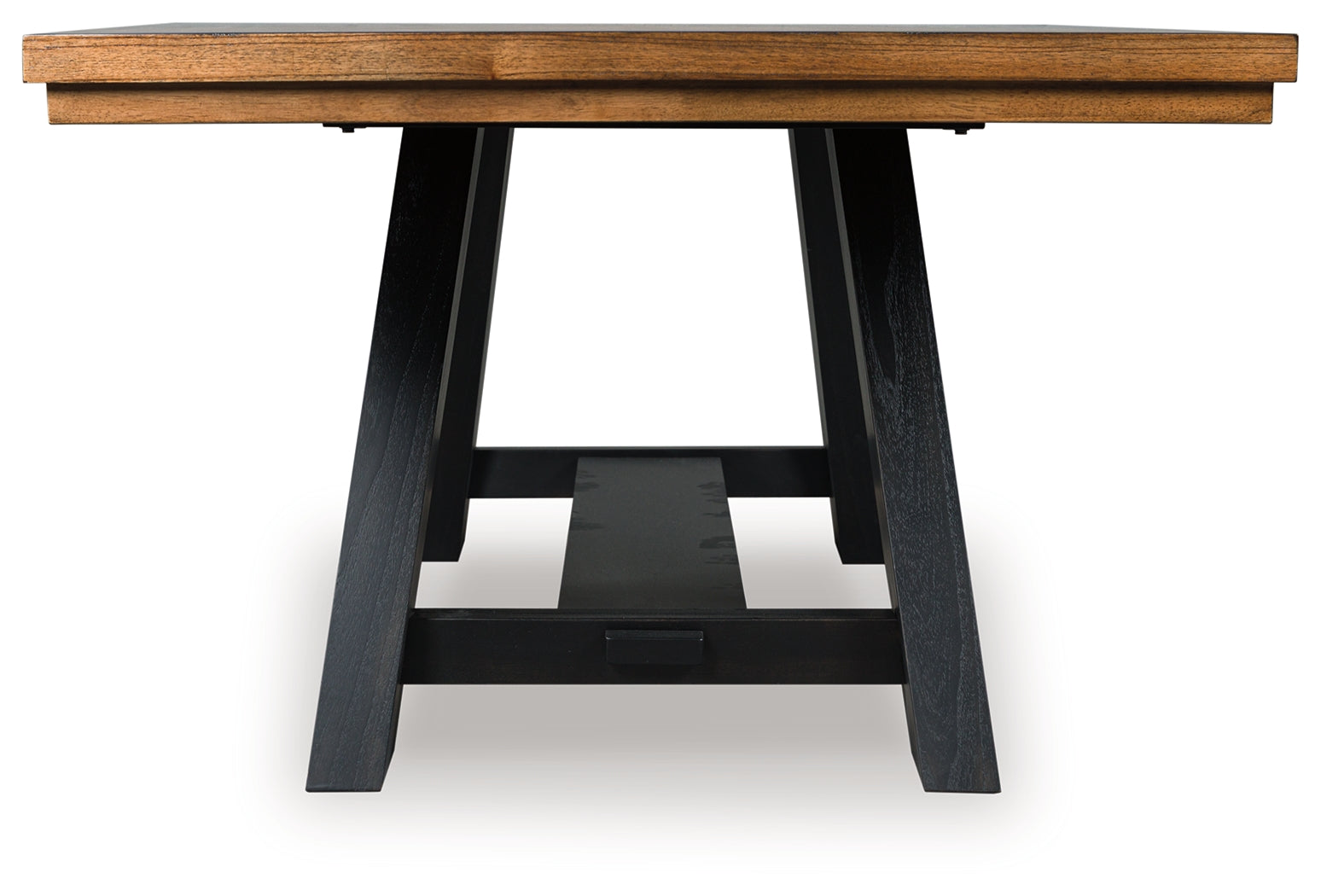 Greddinton Brown/Black Extension Dining Table and 6 Chairs