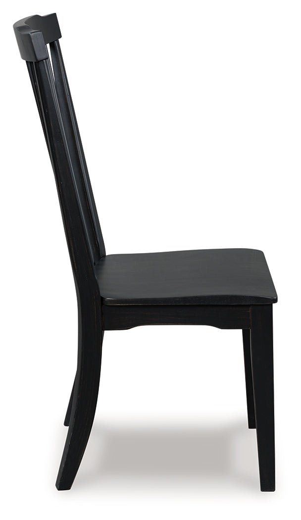Greddinton Brown/Black Extension Dining Table and 8 Chairs