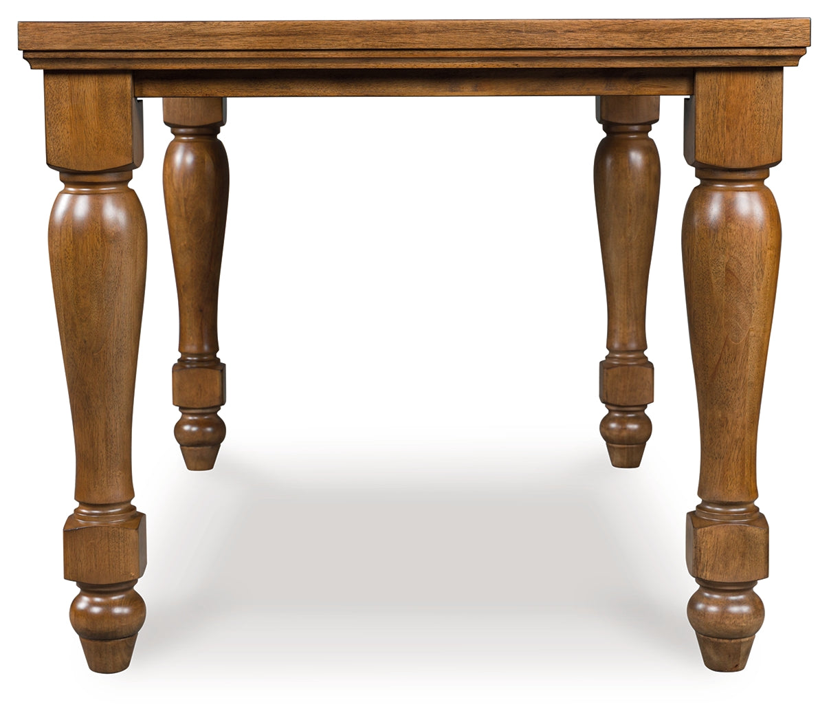 Greddinton Brown Counter Height Dining Table and 6 Barstools