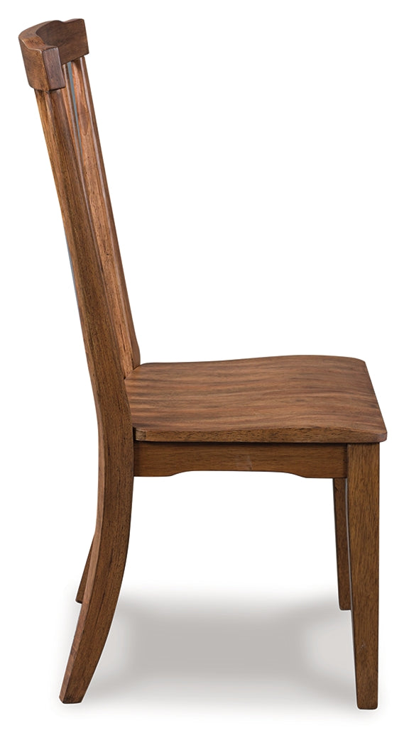 Greddinton Brown Dining Room Side Chair (Set of 2)