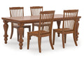 Greddinton Brown Dining Table and 4 Chairs