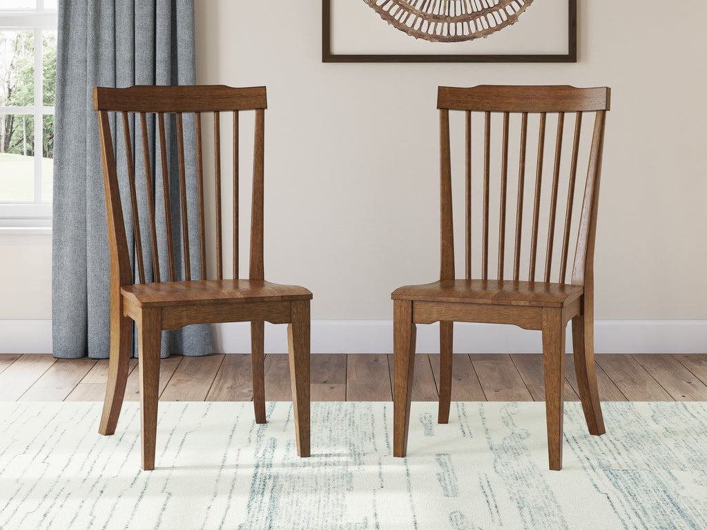Greddinton Brown Dining Table and 6 Chairs