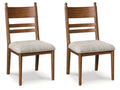 Greddinton Brown Dining Upholstered Side Chair (Set of 2)