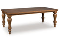 Greddinton Brown Rectangular Dining Room Table