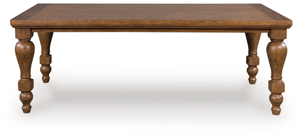 Greddinton Brown Rectangular Dining Room Table