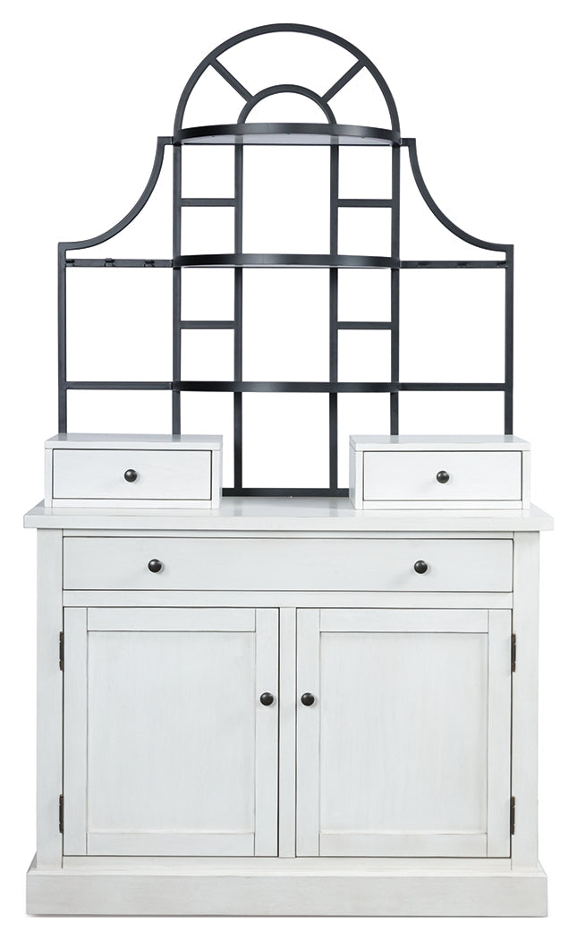 Greddinton White Baker's Rack