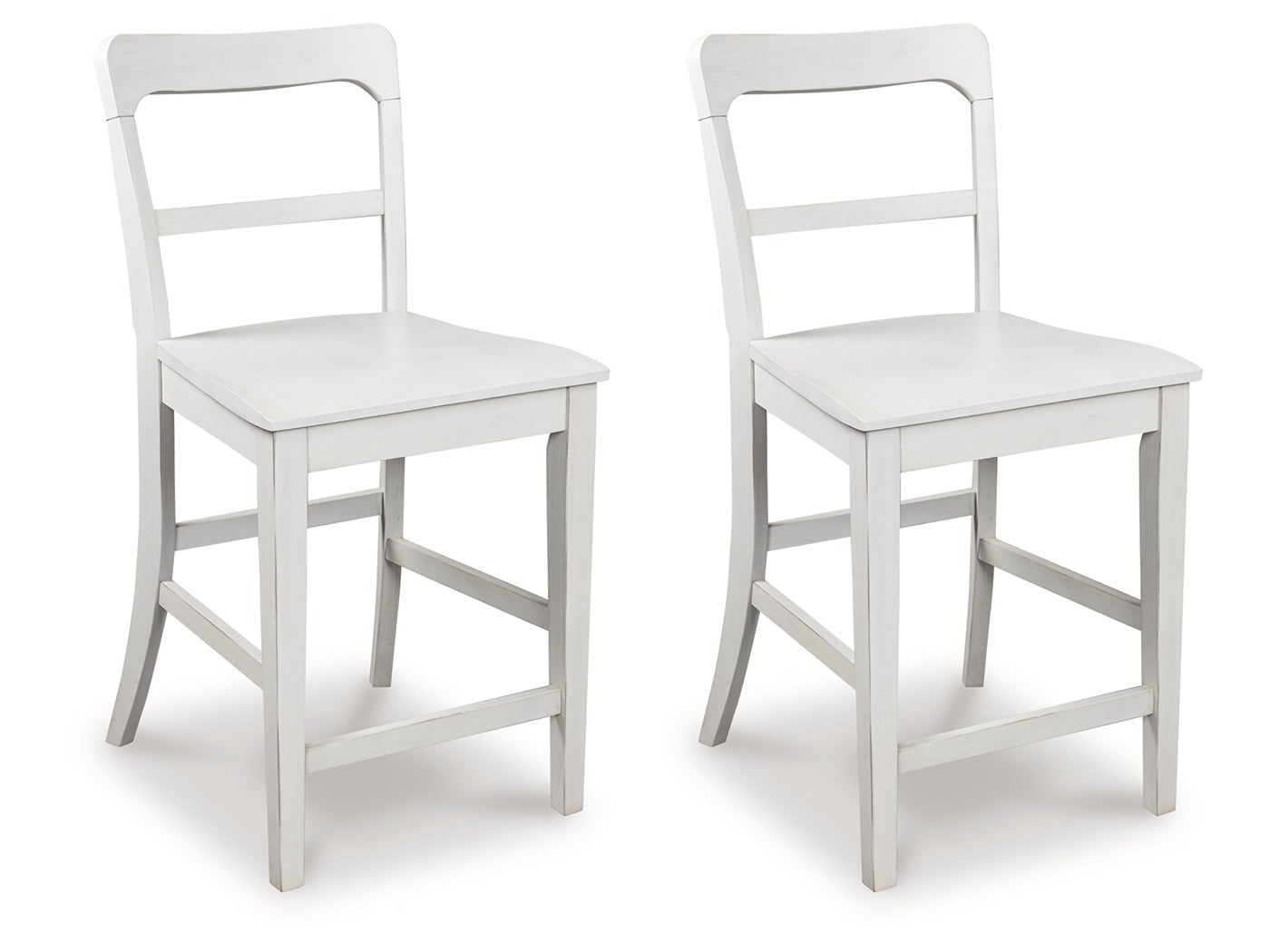 Greddinton White Barstool (Set of 2)