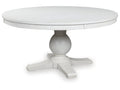 Greddinton White Dining Table