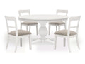 Greddinton White Dining Table and 4 Chairs