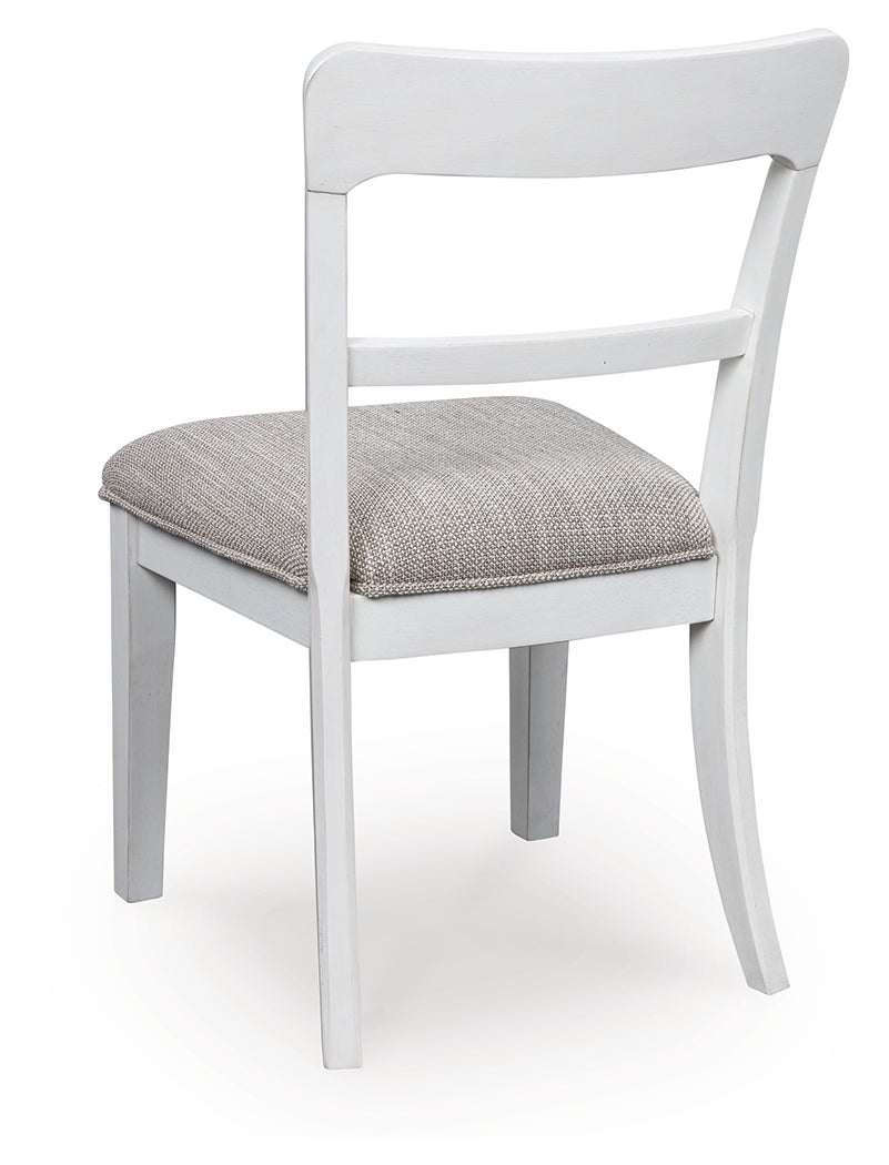 Greddinton White Dining Table and 6 Chairs