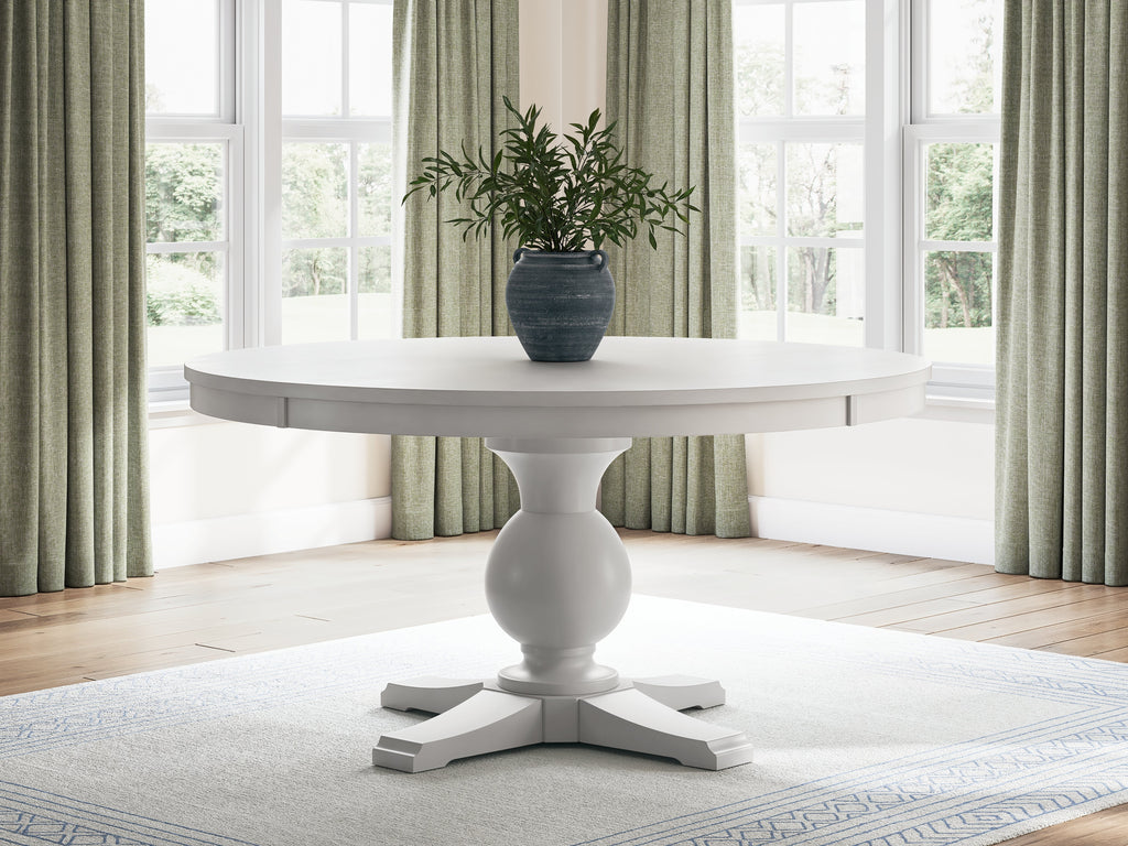 Greddinton White Dining Table and 6 Chairs