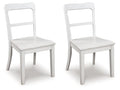 Greddinton White Dining Upholstered Side Chair (Set of 2)