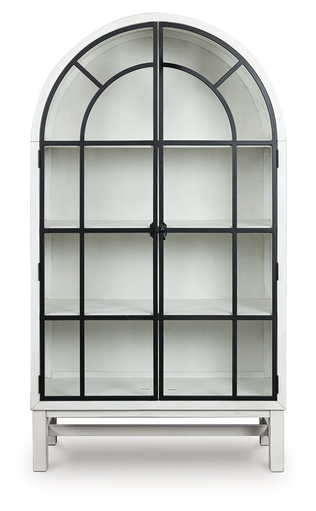 Greddinton White Display Cabinet
