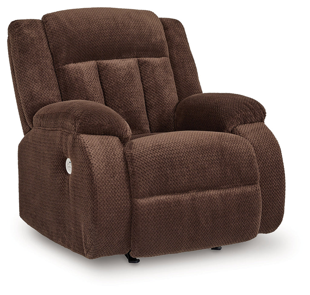 Greely Bend Chocolate Power Recliner