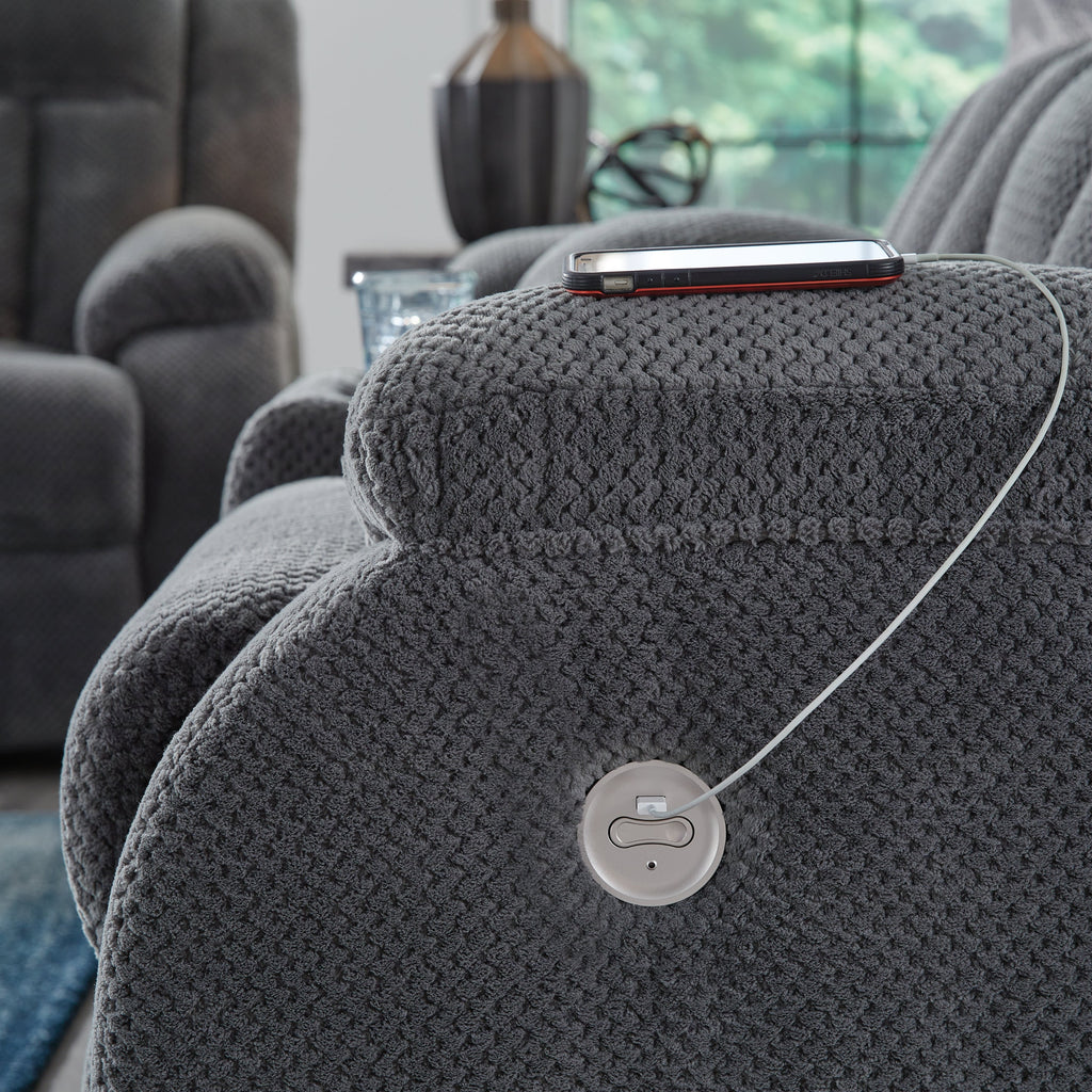 Greely Bend Steel Power Recliner