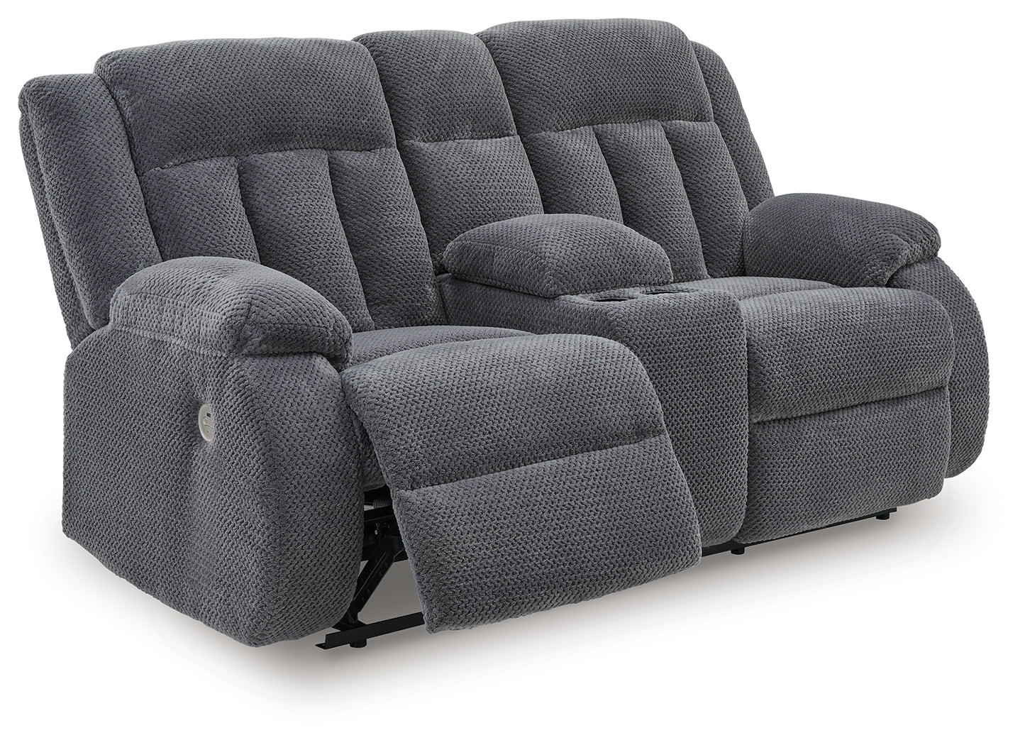 Greely Bend Steel Power Reclining Loveseat with Console