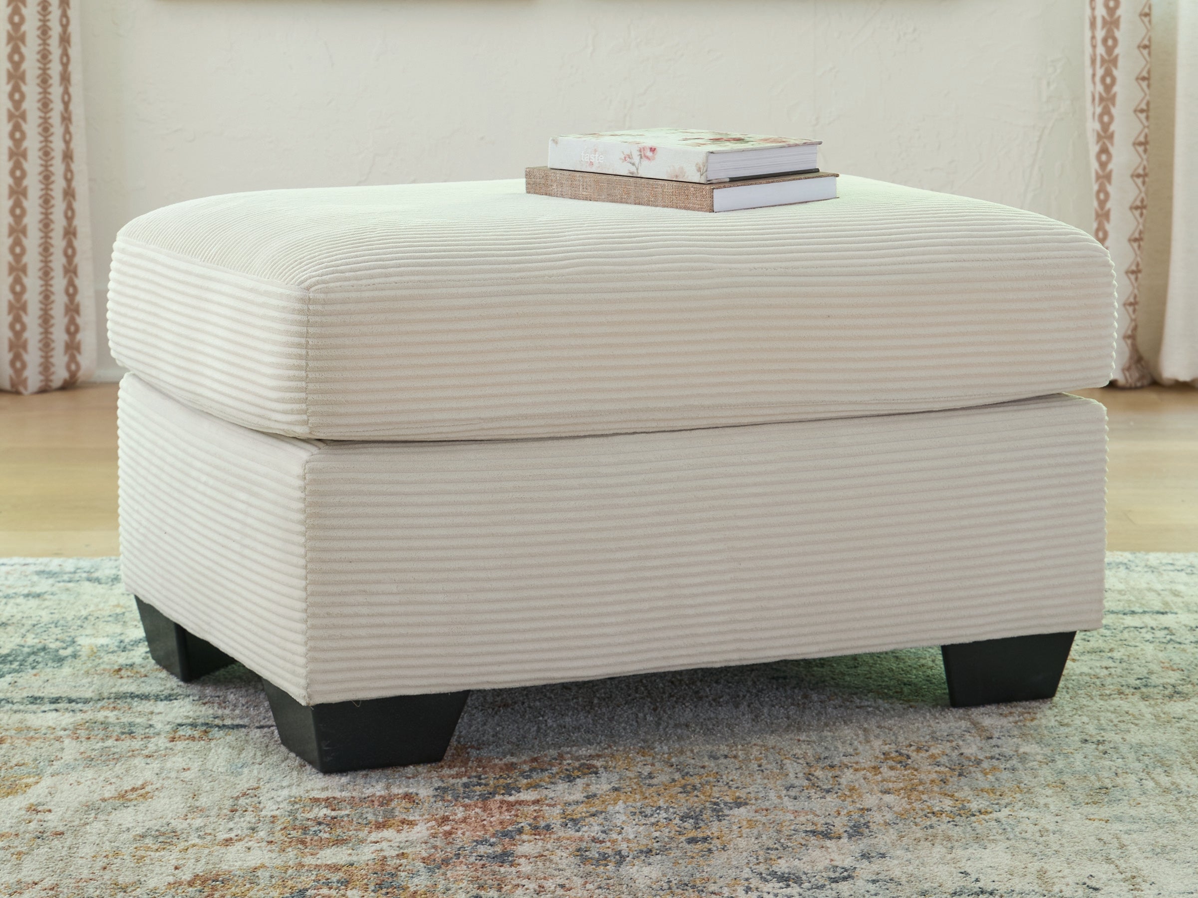Greenbriar Ivory Ottoman