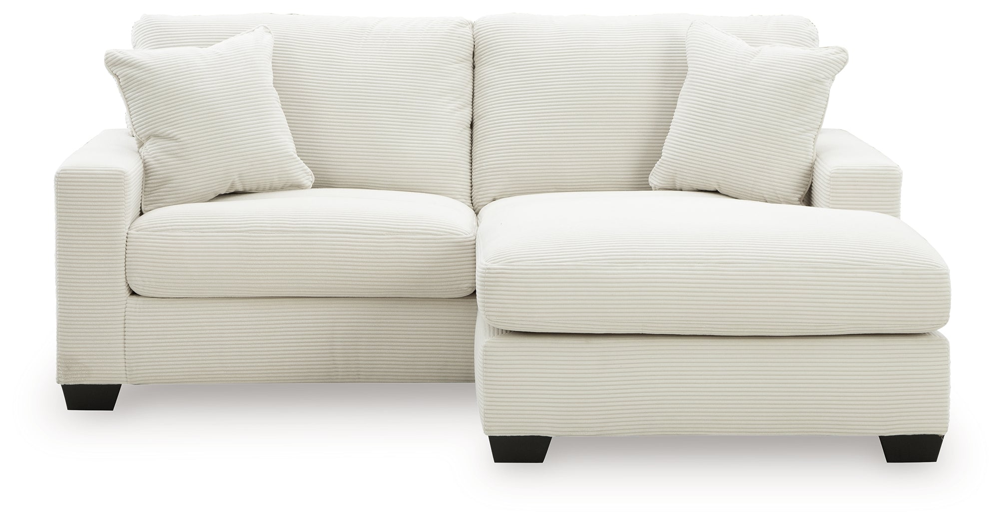 Greenbriar Ivory Sofa Chaise and Loveseat