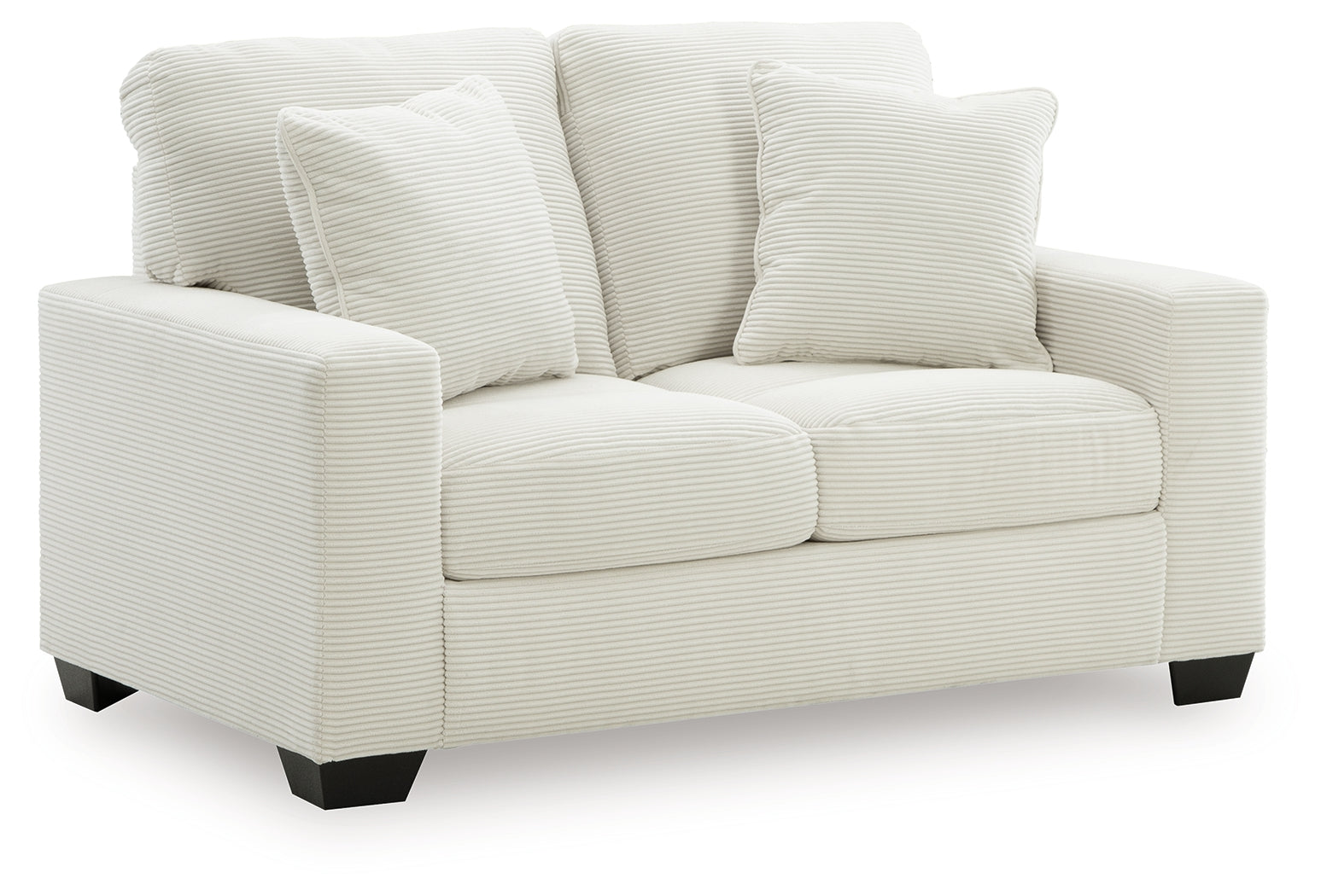Greenbriar Ivory Sofa Chaise and Loveseat