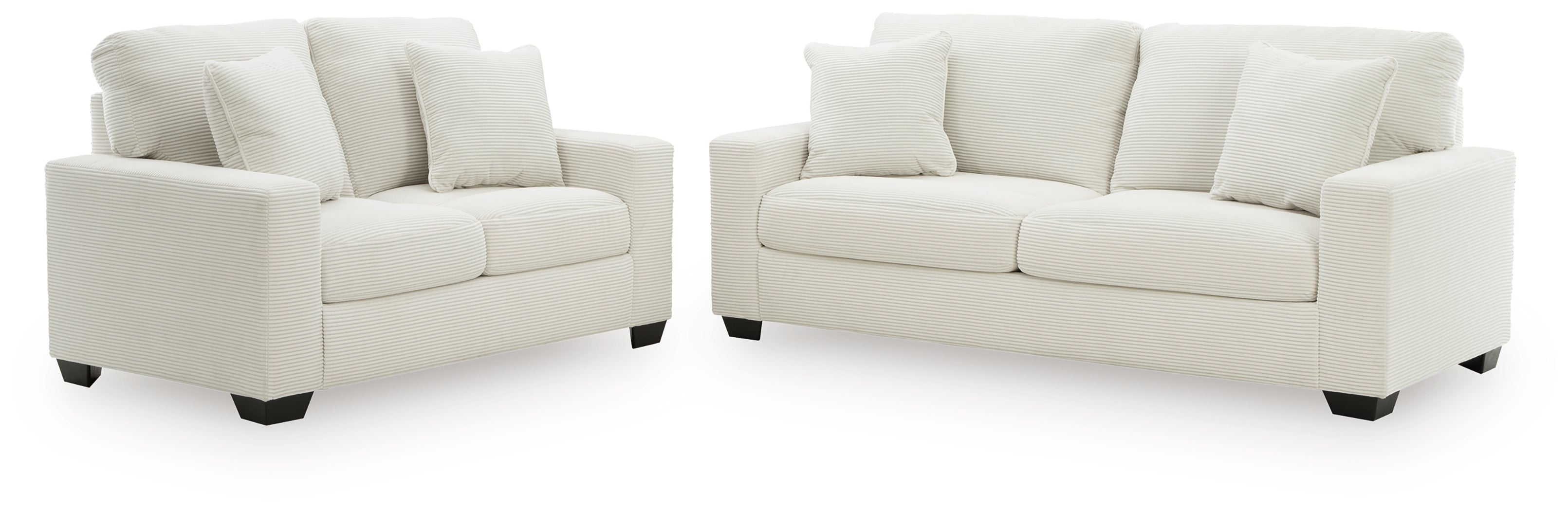 Greenbriar Ivory Sofa and Loveseat