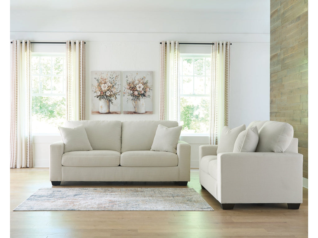 Greenbriar Ivory Sofa and Loveseat