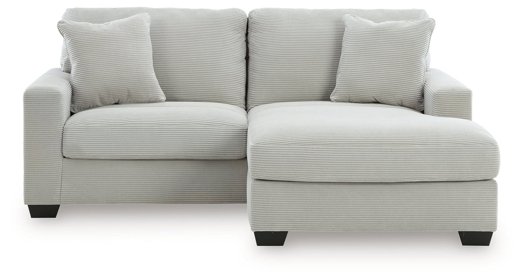 Greenbriar Smoke Sofa Chaise and Loveseat