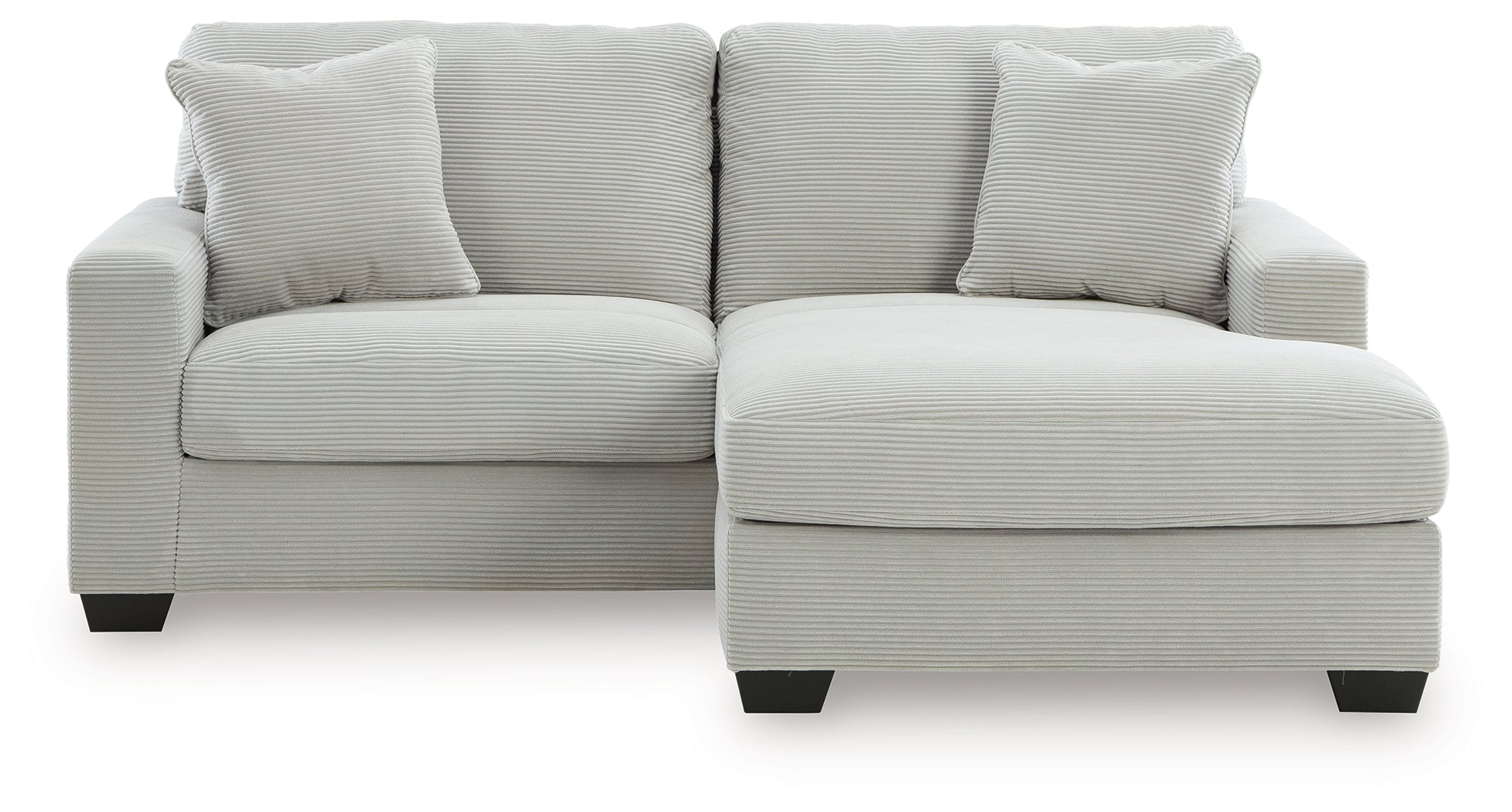 Greenbriar Smoke Sofa Chaise and Loveseat