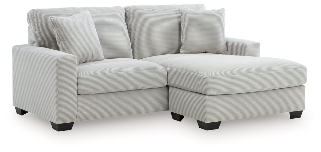 Greenbriar Smoke Sofa Chaise and Loveseat