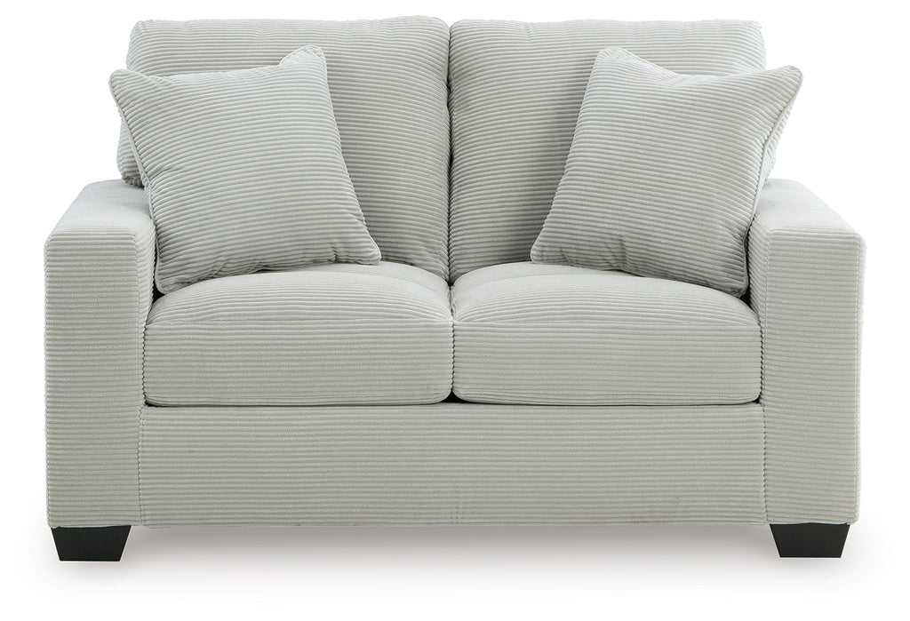 Greenbriar Smoke Sofa Chaise and Loveseat