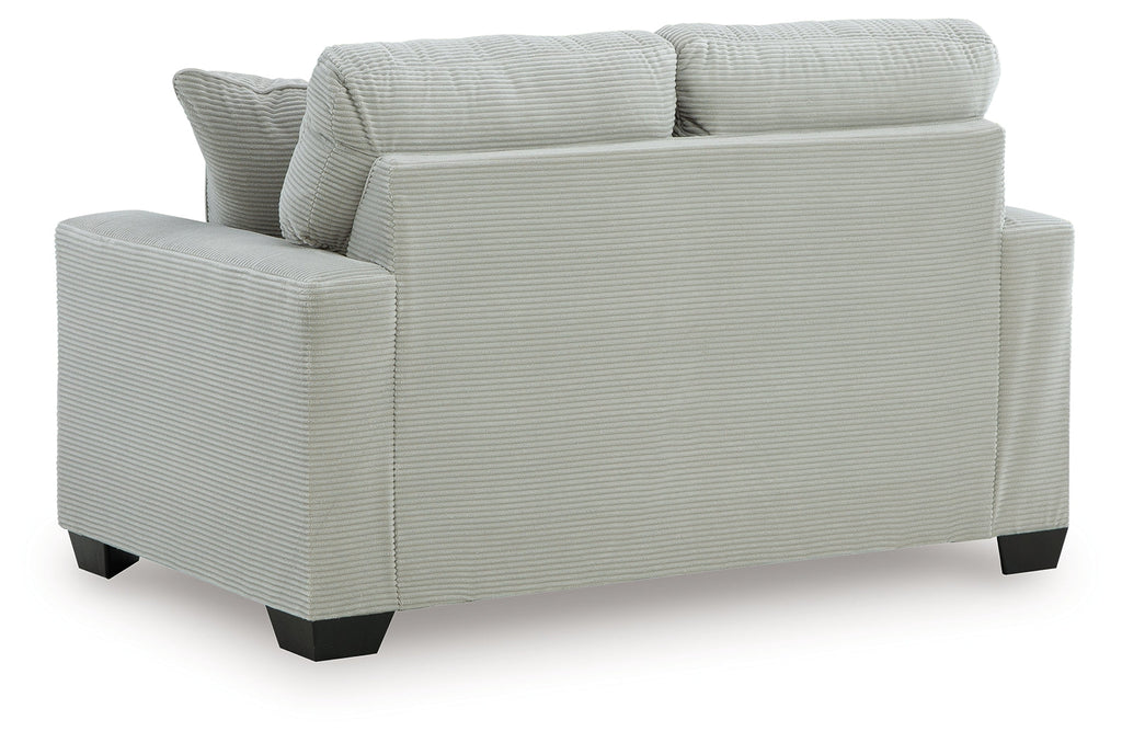 Greenbriar Smoke Sofa Chaise and Loveseat