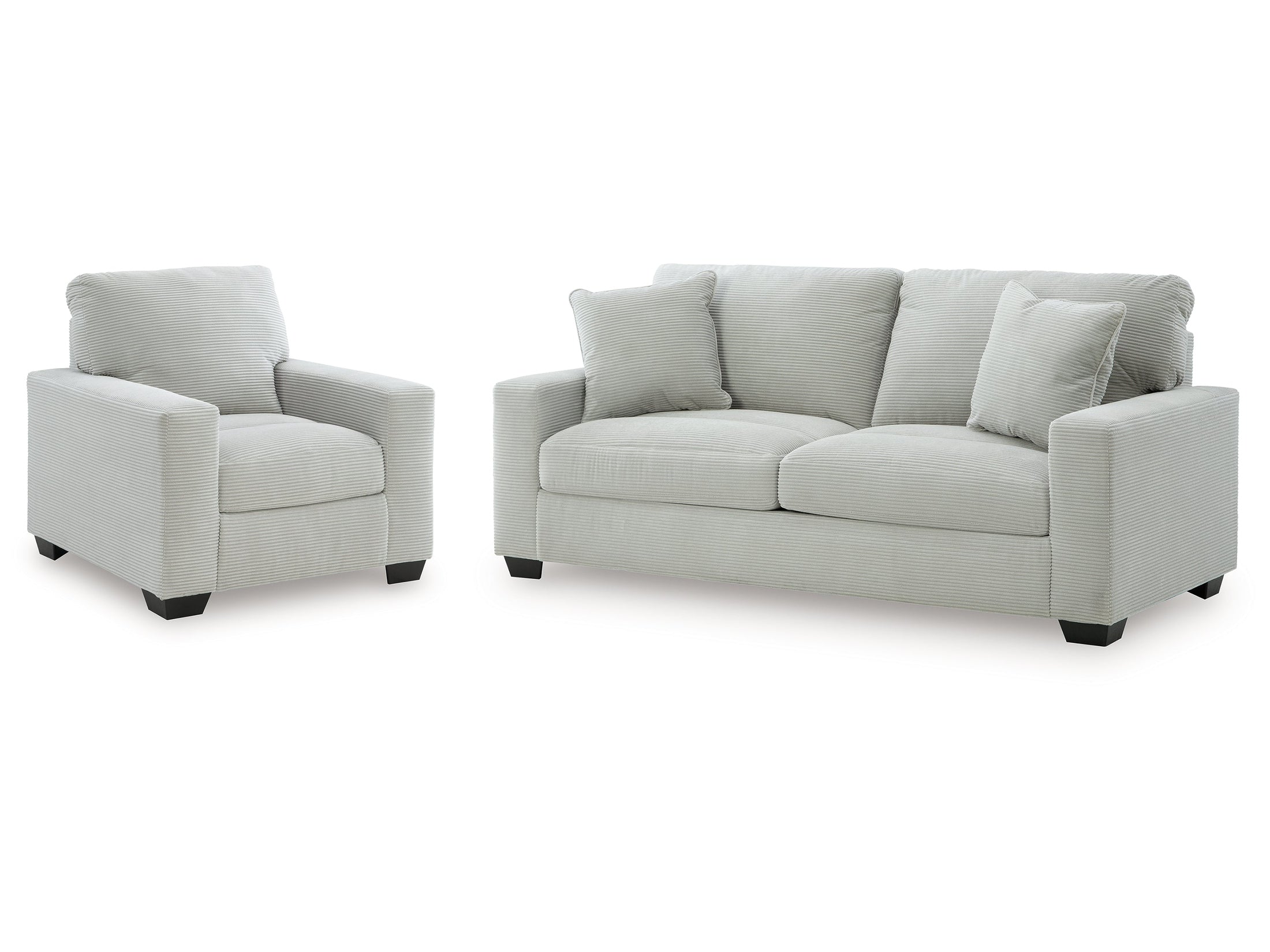 Greenbriar Smoke Sofa and Chair