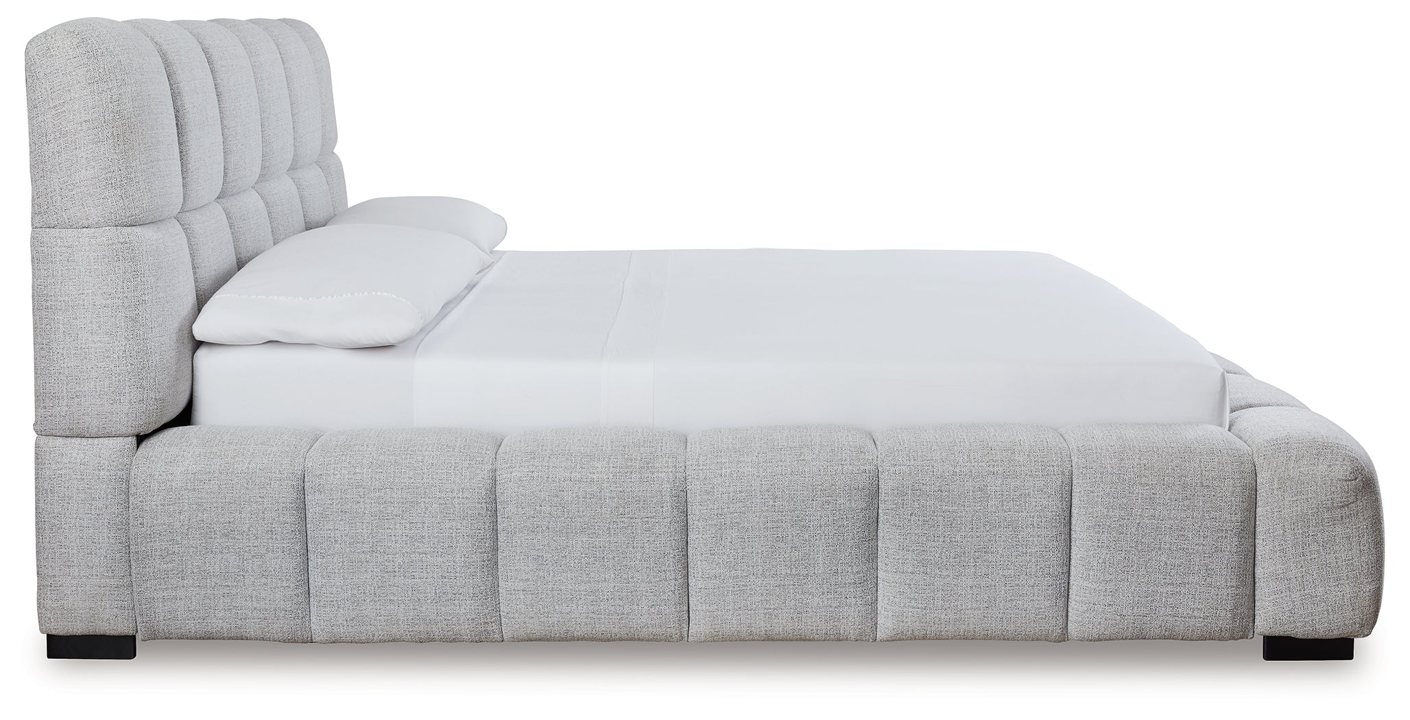 Grendusk Light Gray California King Upholstered Bed