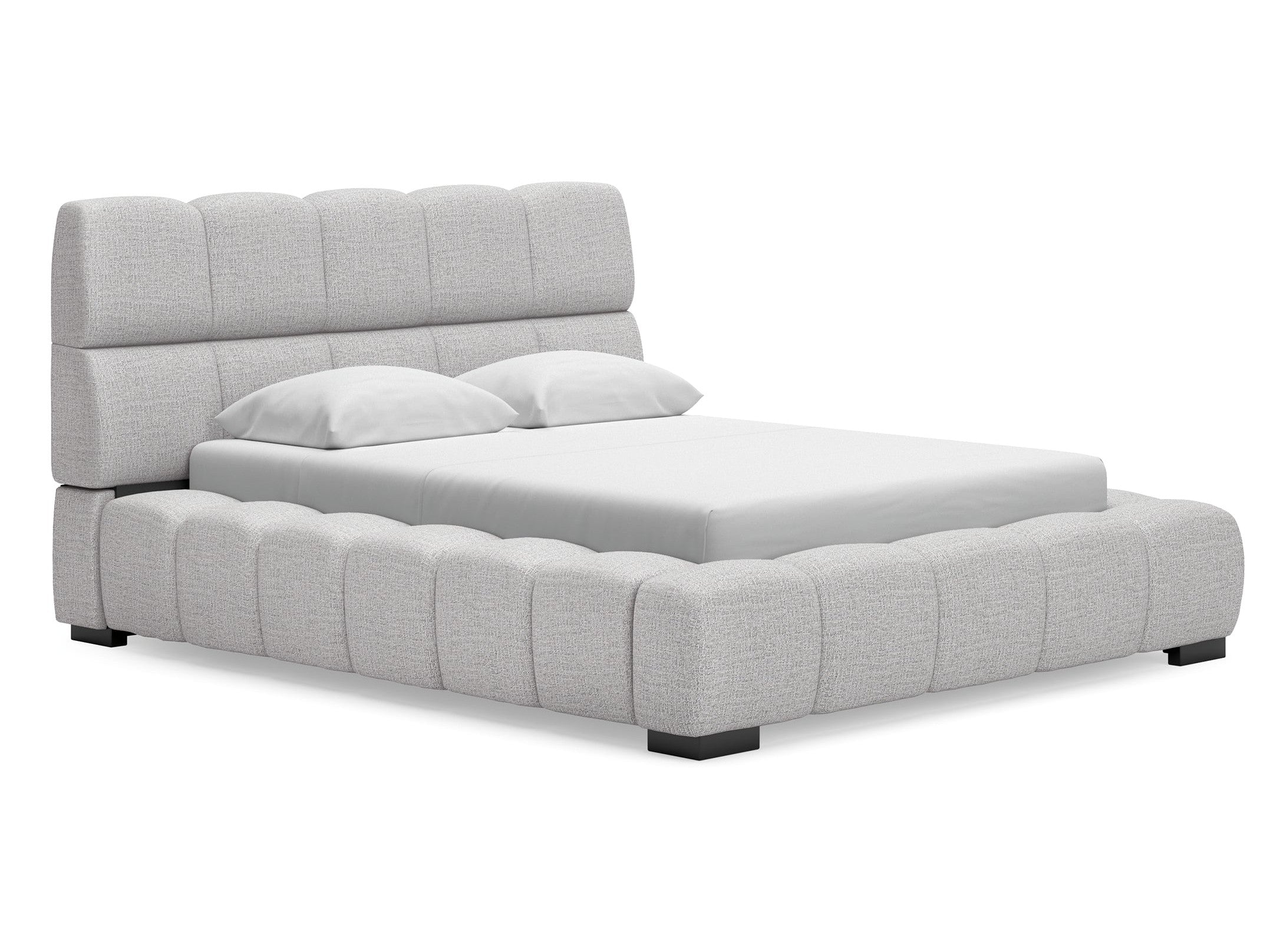 Grendusk Light Gray Queen Upholstered Bed