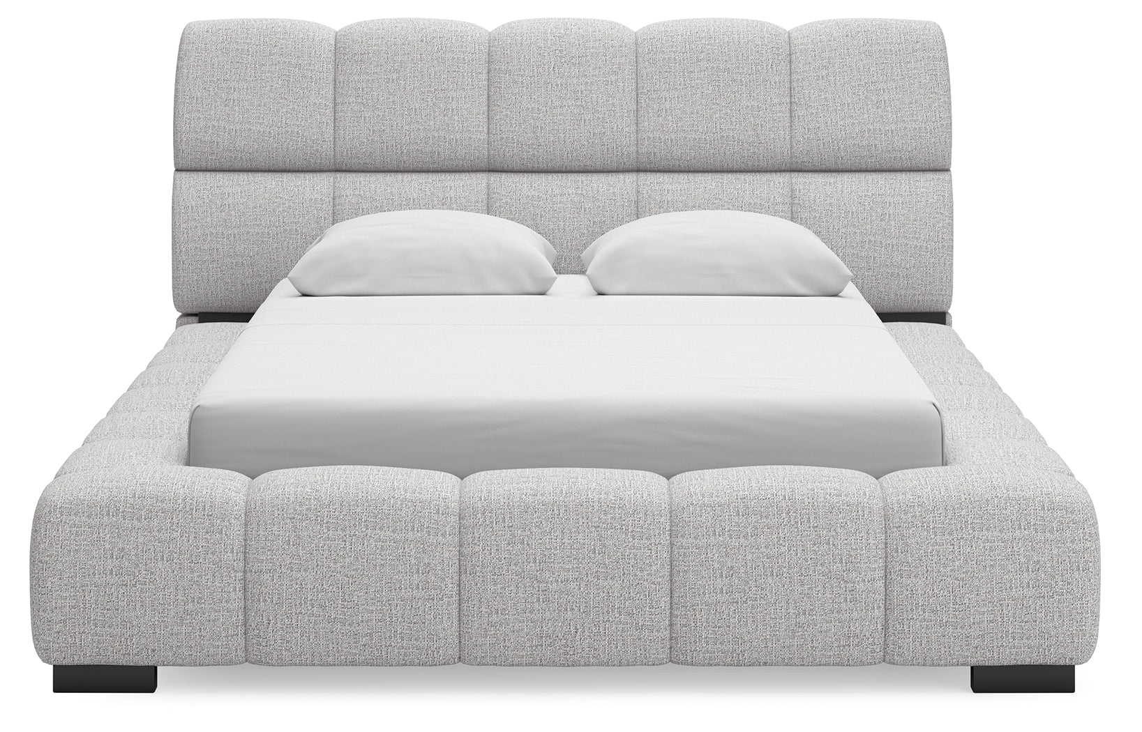 Grendusk Light Gray Queen Upholstered Bed