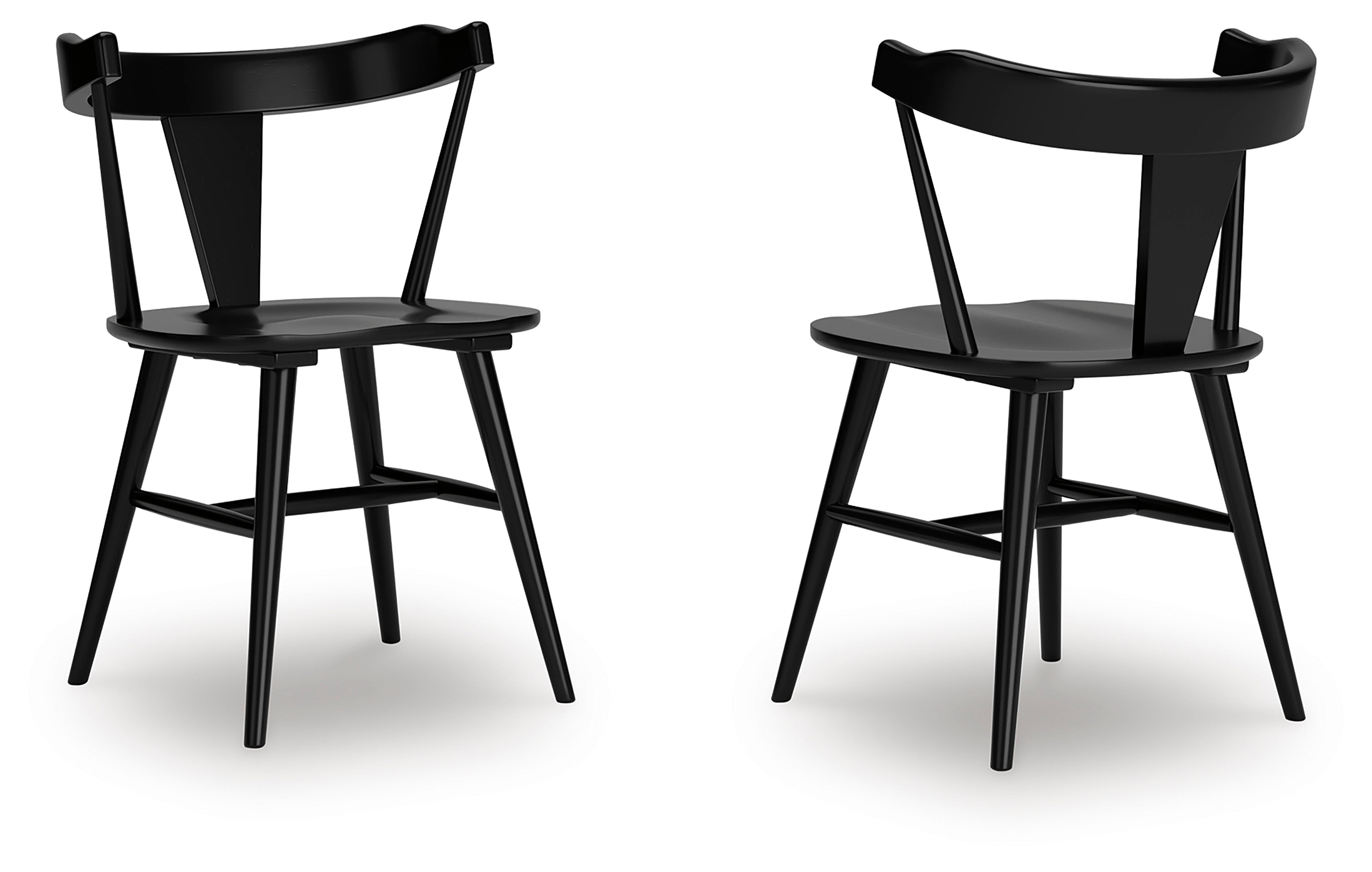 Gretlynn Black Dining Chair (Set of 2)