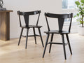 Gretlynn Black Dining Chair (Set of 2)