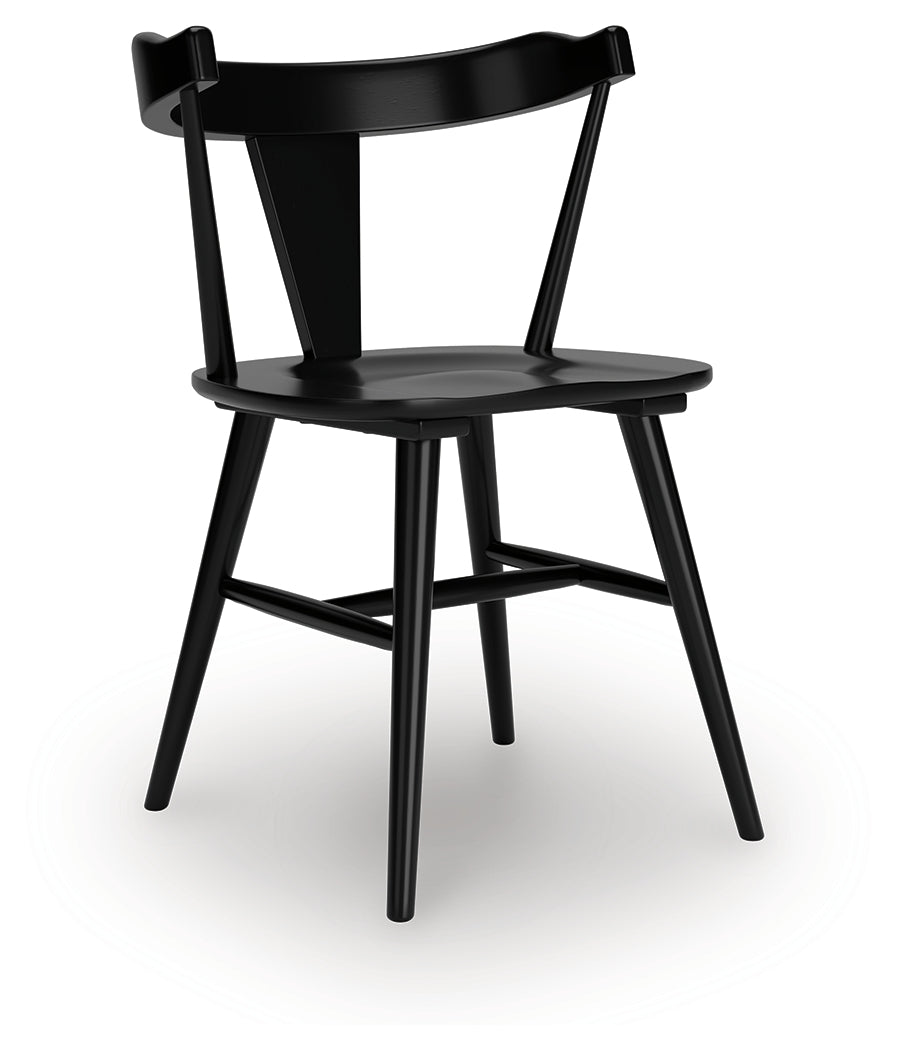 Gretlynn Black Dining Table and 6 Chairs