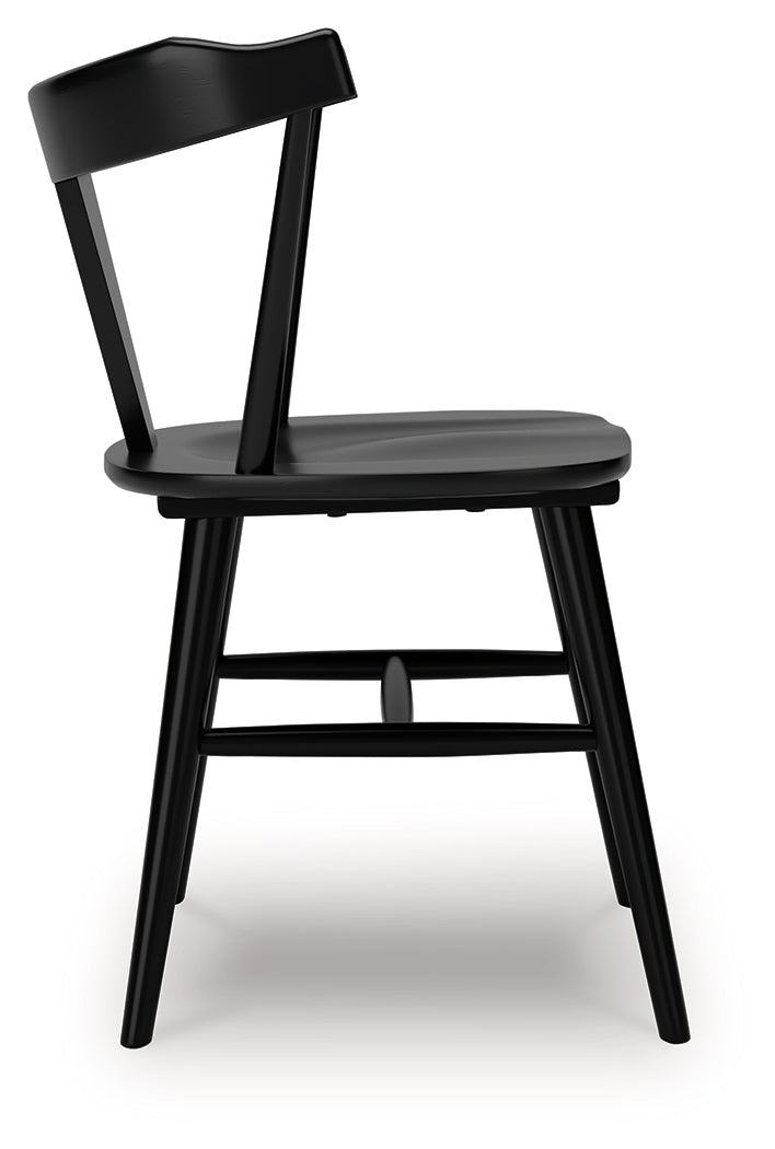 Gretlynn Black Dining Table and 6 Chairs