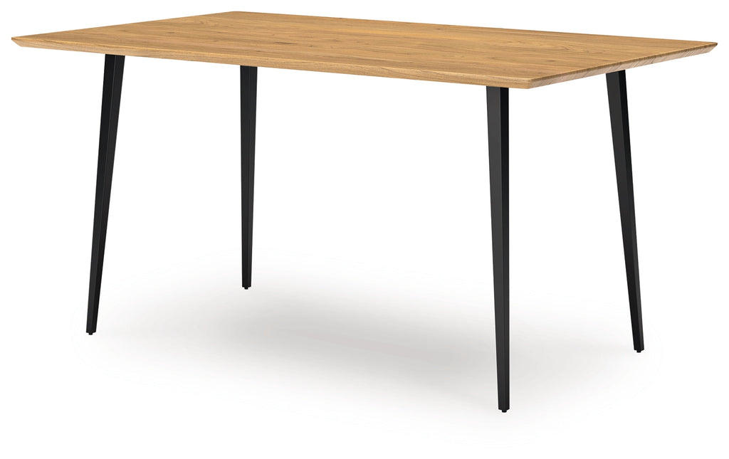 Gretlynn Black Dining Table and 6 Chairs
