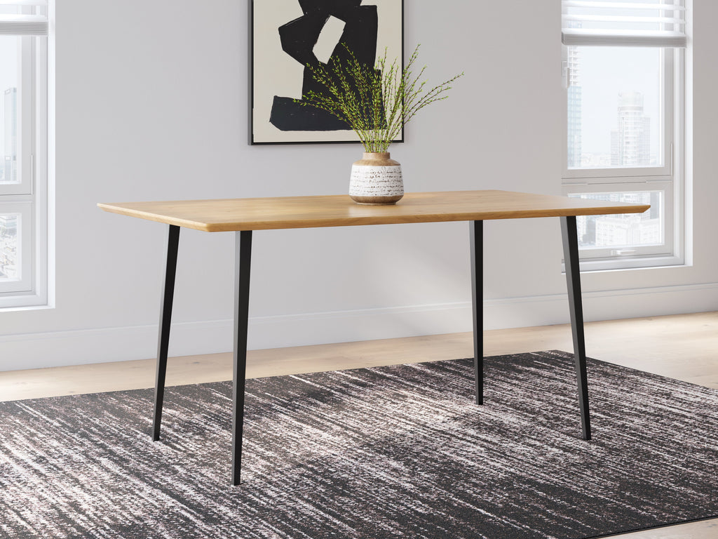 Gretlynn Black Dining Table and 6 Chairs