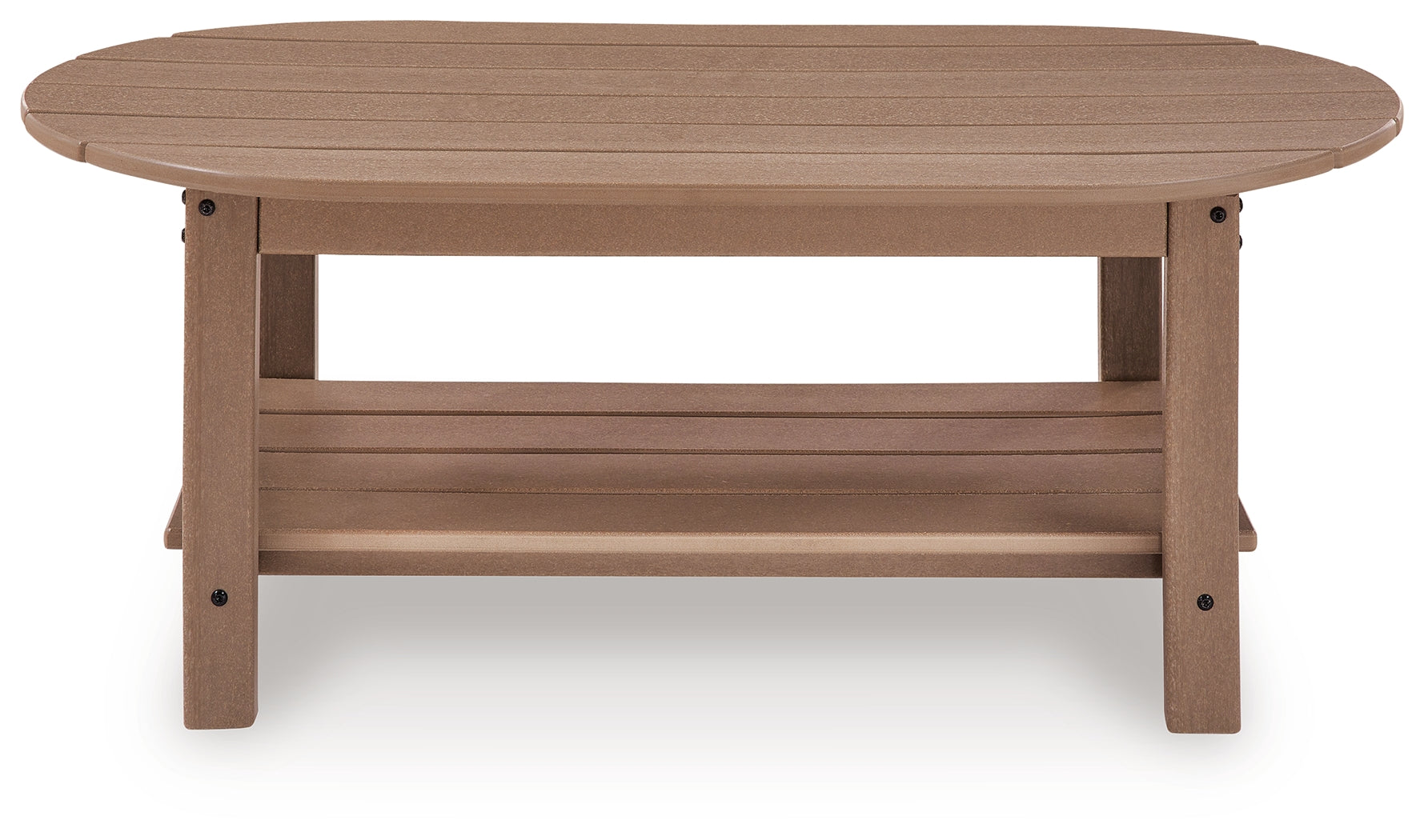 Grover Beach Driftwood Oval Cocktail Table