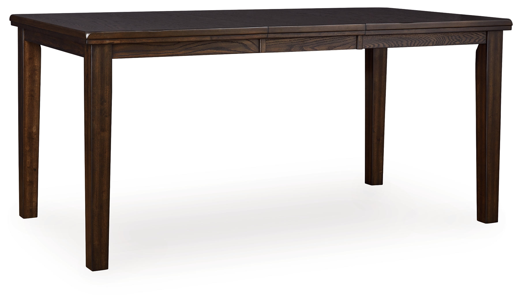 Haddigan Dark Brown Counter Height Dining Table and 8 Barstools