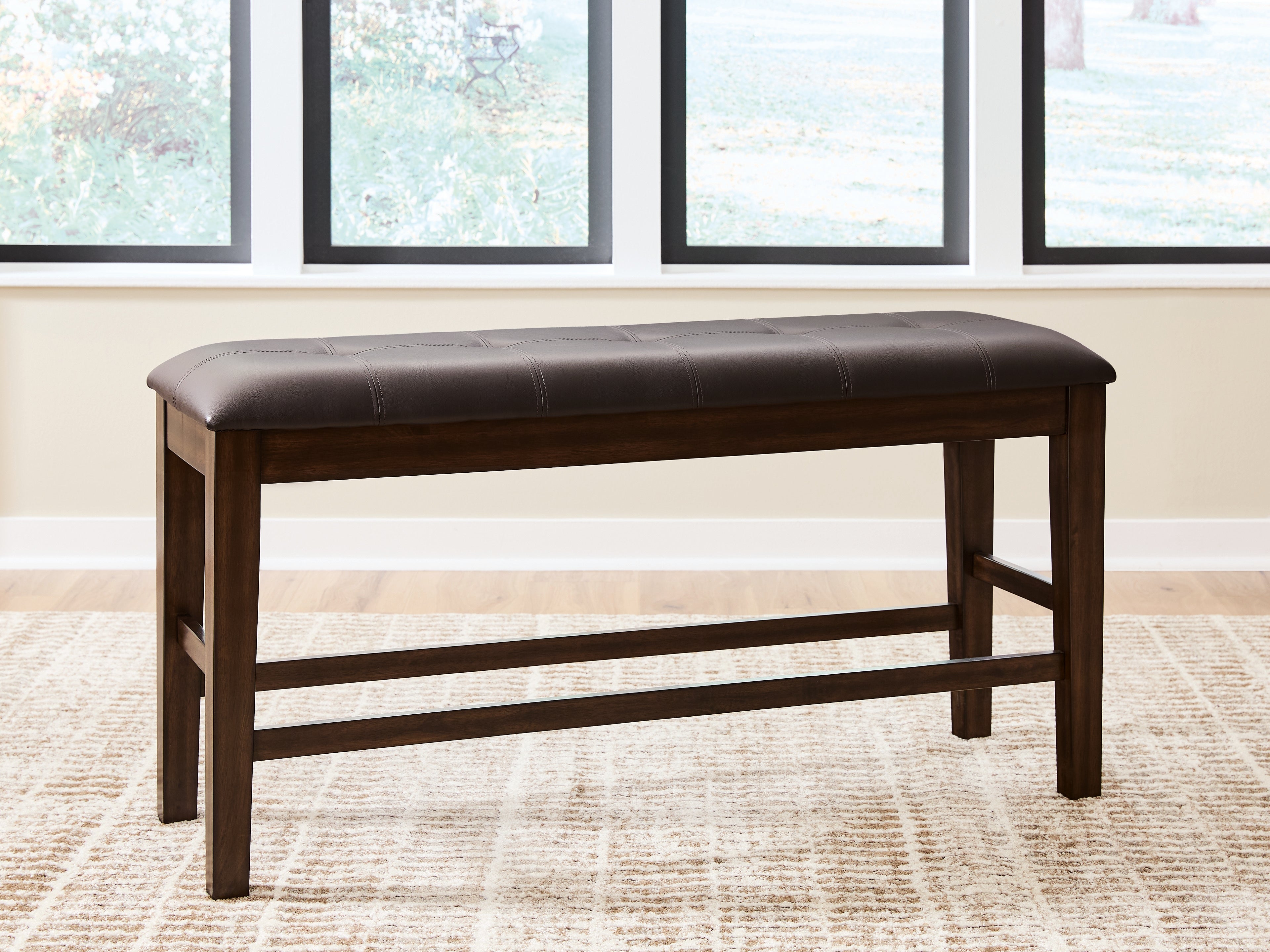 Haddigan Dark Brown DBL Counter UPH Bench (1/CN)