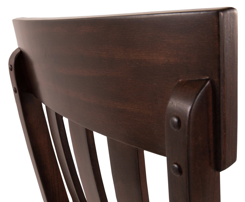 Haddigan Dark Brown Dining Table and 6 Chairs