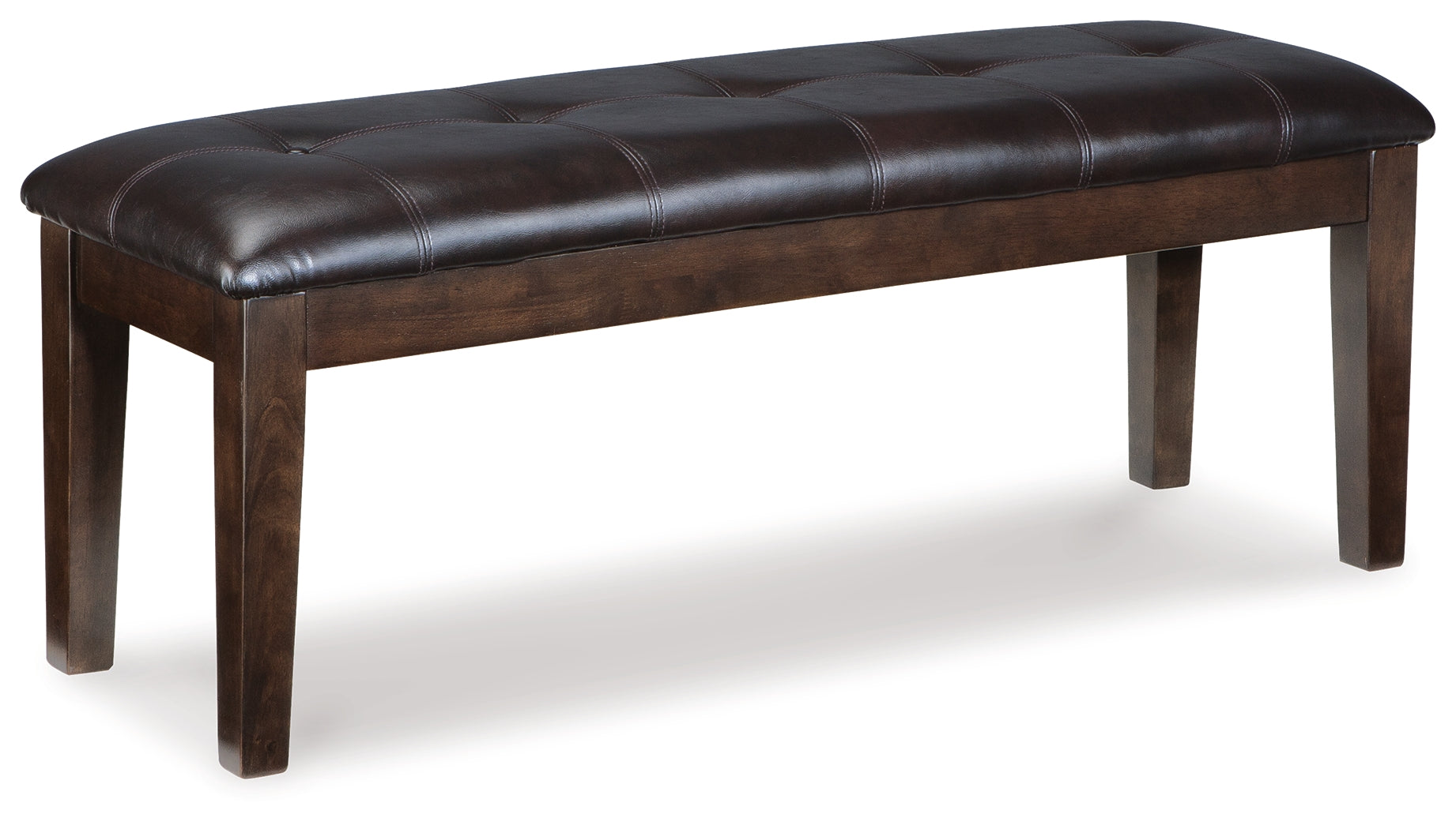 Haddigan Dark Brown Large Uph. Dining Room Bench