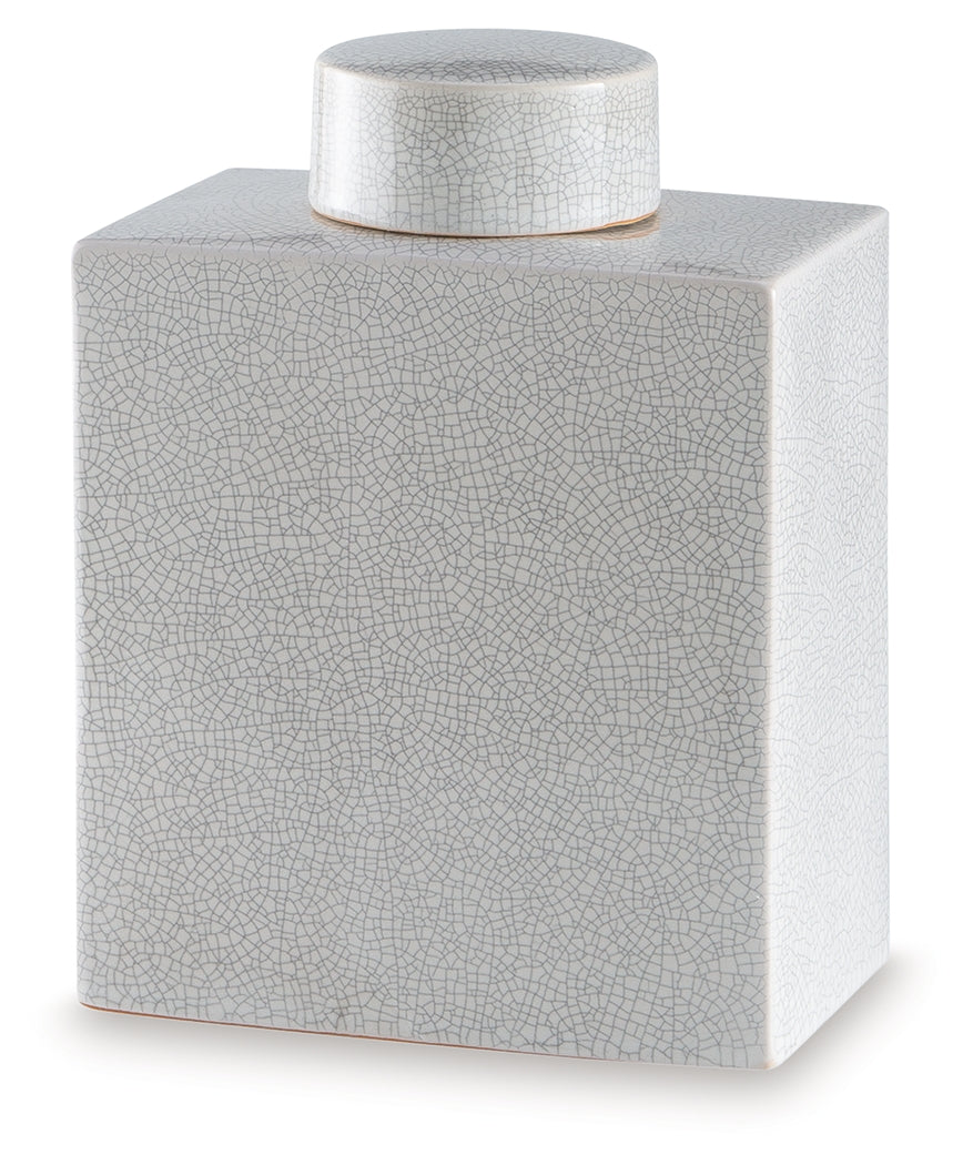 Haddworth Antique White Jar