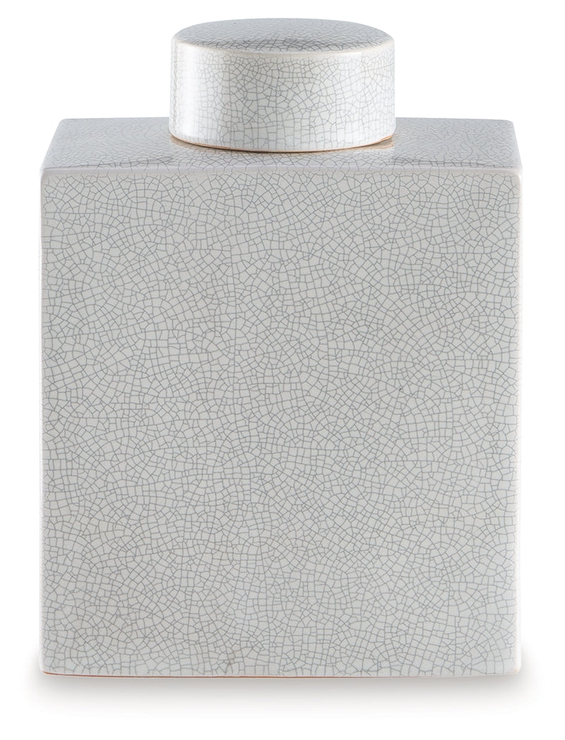 Haddworth Antique White Jar