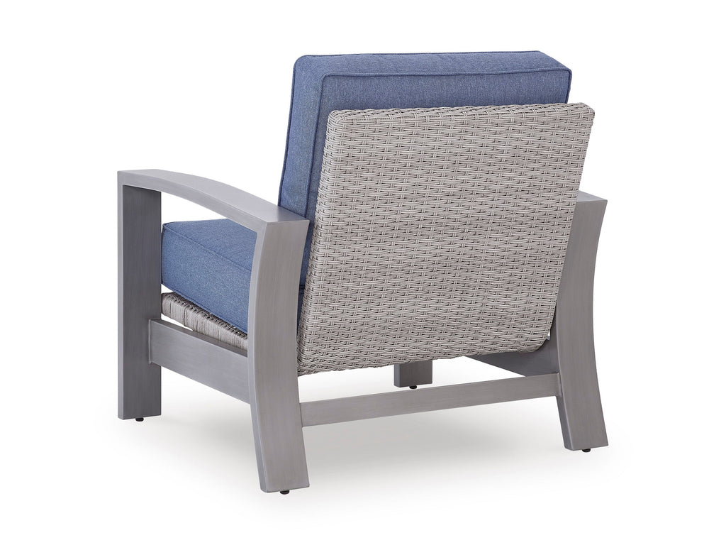 Half Moon Beach Blue/Gray Spring Lounge Chair