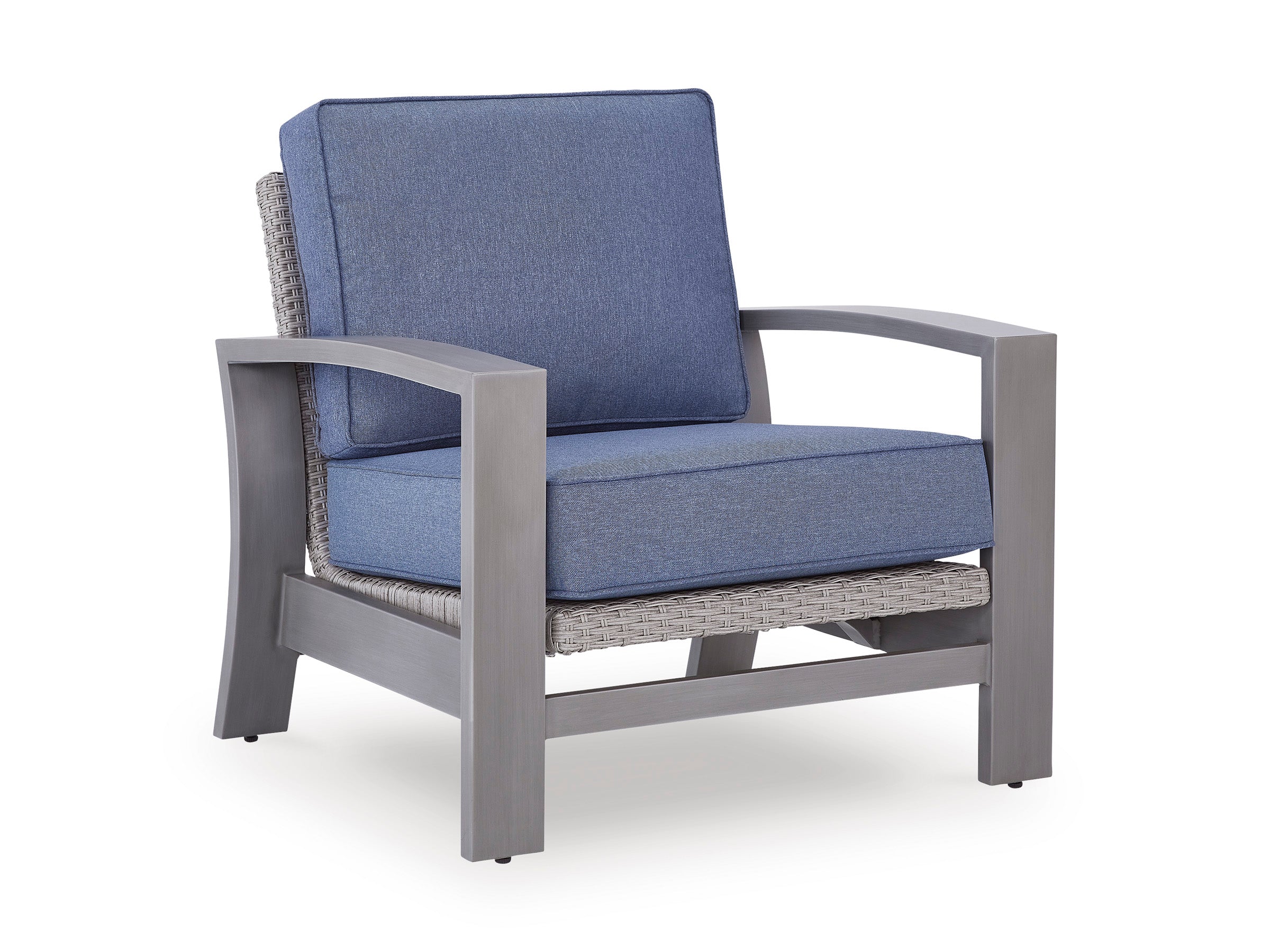 Half Moon Beach Blue/Gray Spring Lounge Chair